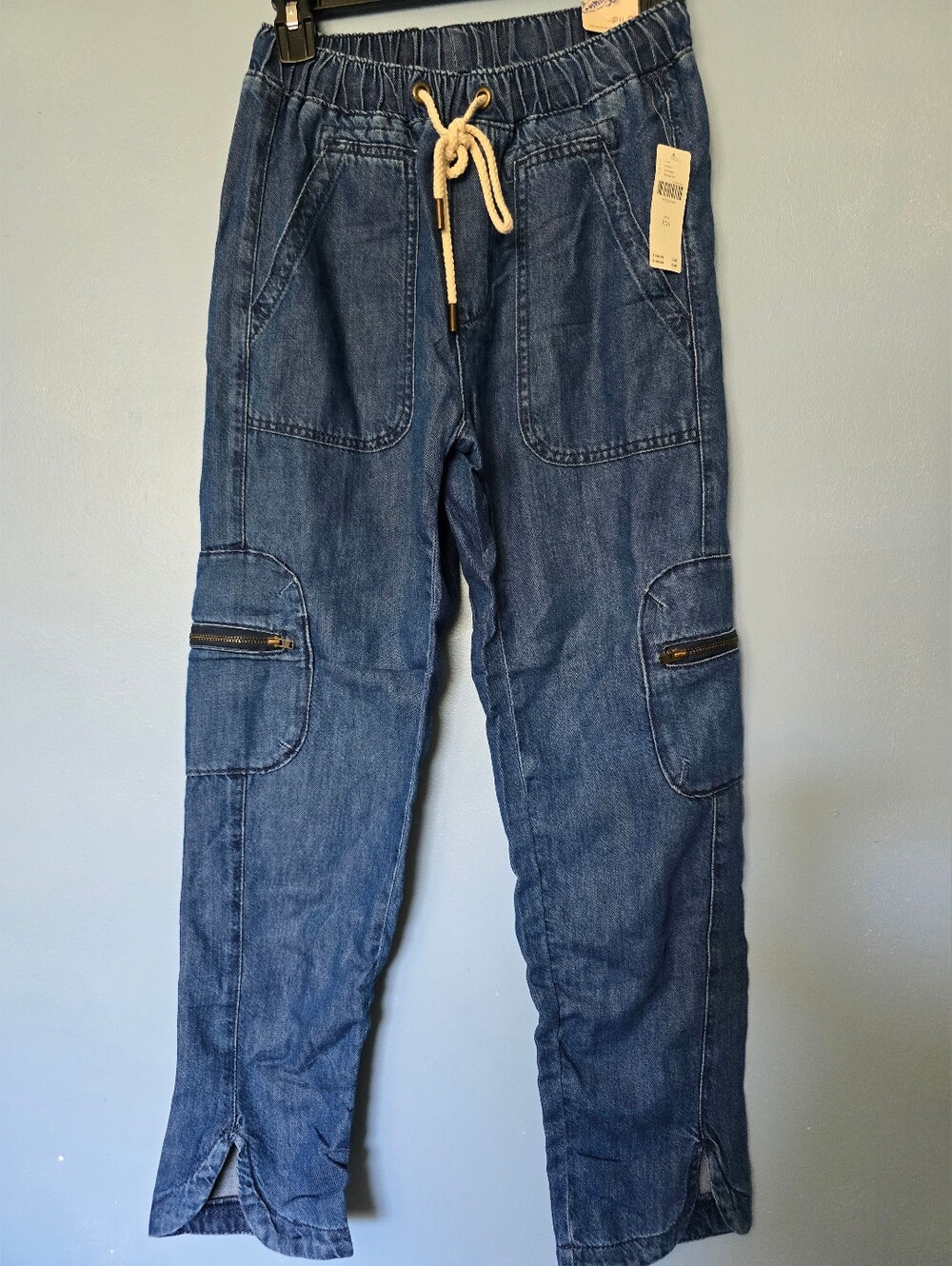 Pilco By Anthropologie Drawstring The Cottage Utility Pants XXS Nwt